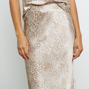 Rails Paola Tan Cheetah Skirt